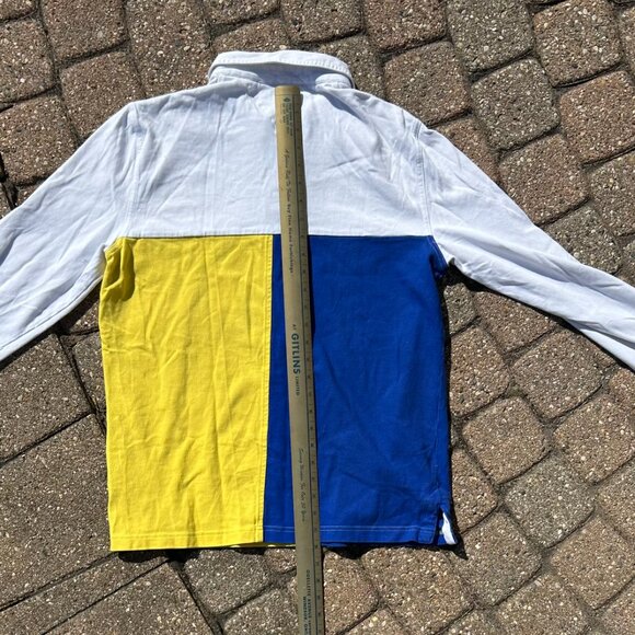 Vintage Tommy Hilfiger 90s Spell Out Rugby Men's Sz M EUC - Picture 8 of 9